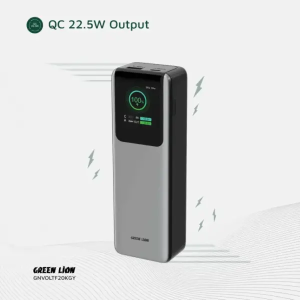 GREEN LION VOLTURA 20000mAh POWERBANK | PD 100W